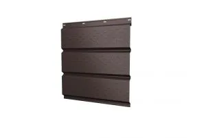 Софит металлический полная перфорация 0,45 PE c пленкой RAL 8017 шоколад